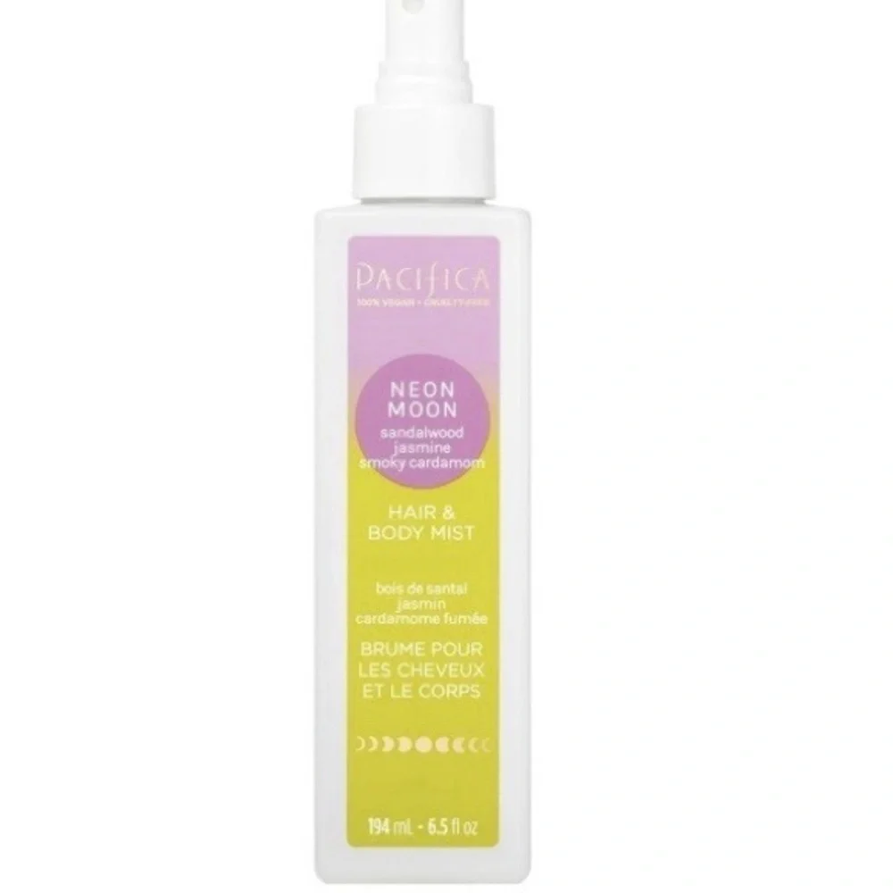 🌙 Pacifica Neon Moon Hair & Body Mist | Sandalwood Jasmine | Vegan